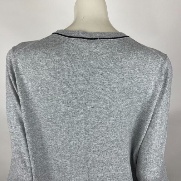 Court & Rowe Cotton Wool Sweater Scoop Neck Long Sleeve Thin Knit Women XL‎ NWT - Picture 8 of 10